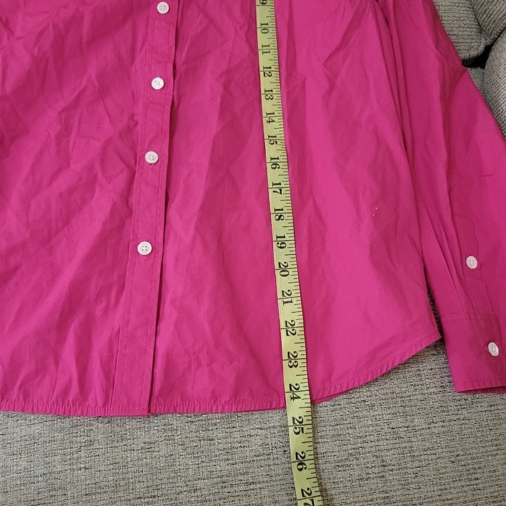 Aritzia Wilfred Free Cotton Button Up Shirt Pink XS - Picture 5 of 8